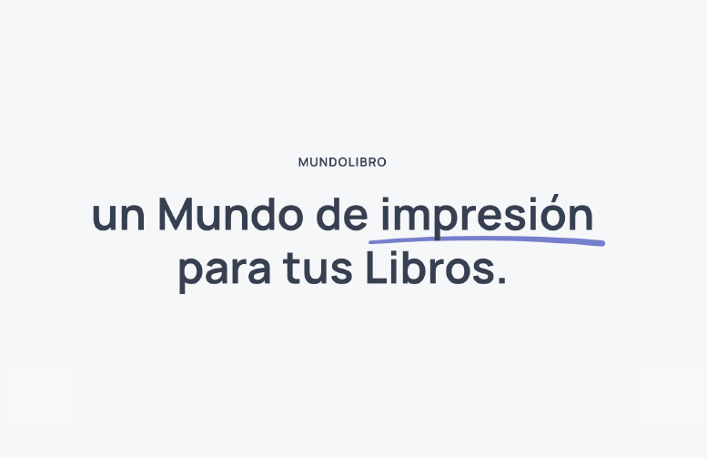 Un Mundo de Impresión para Tus Libros